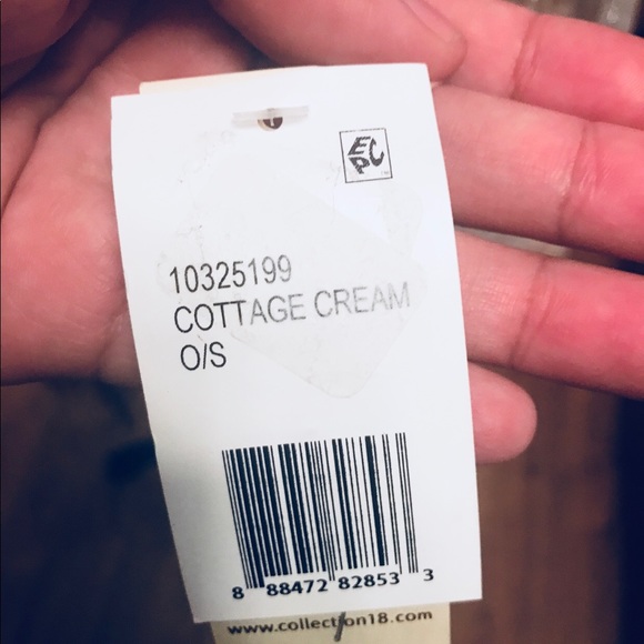 Collection 18 Cottage Cream Scarf - Picture 8 of 8